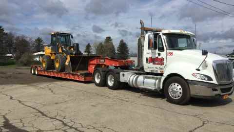 Heavy equipment hauling Rochester NY